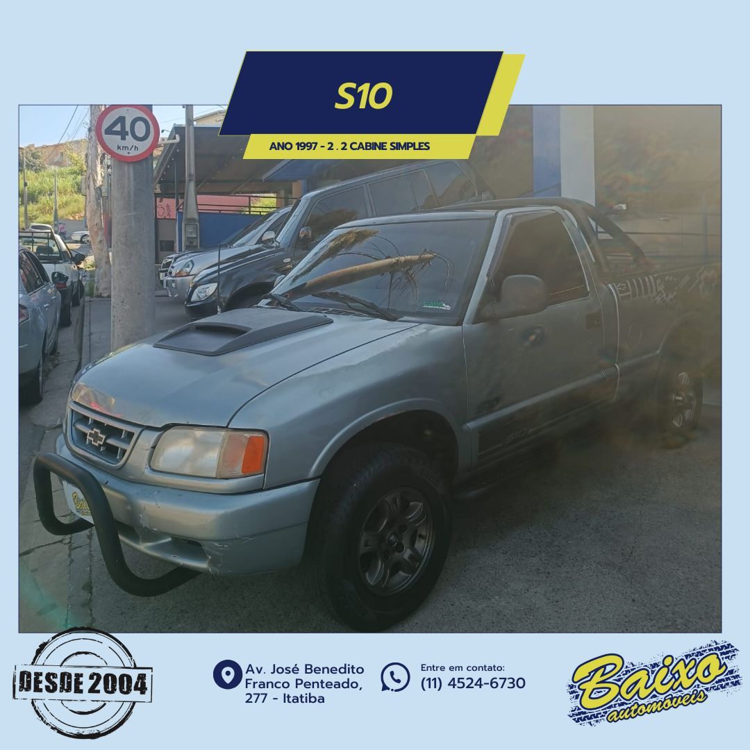 S10 Pick-Up Luxe 2.2 MPFI / EFI