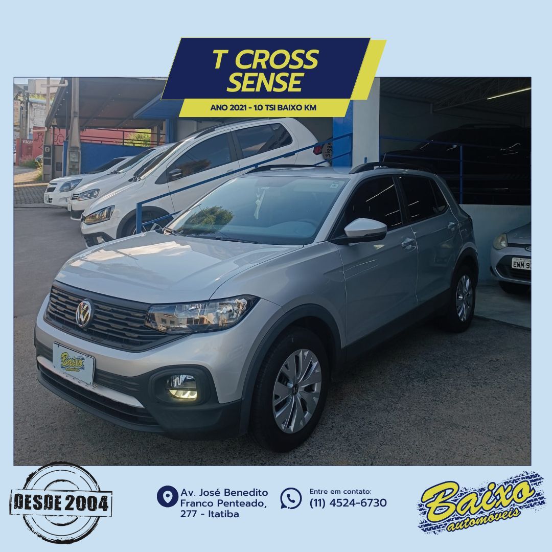 T-Cross Sense 200 TSI 1.0 Flex 5p Aut.