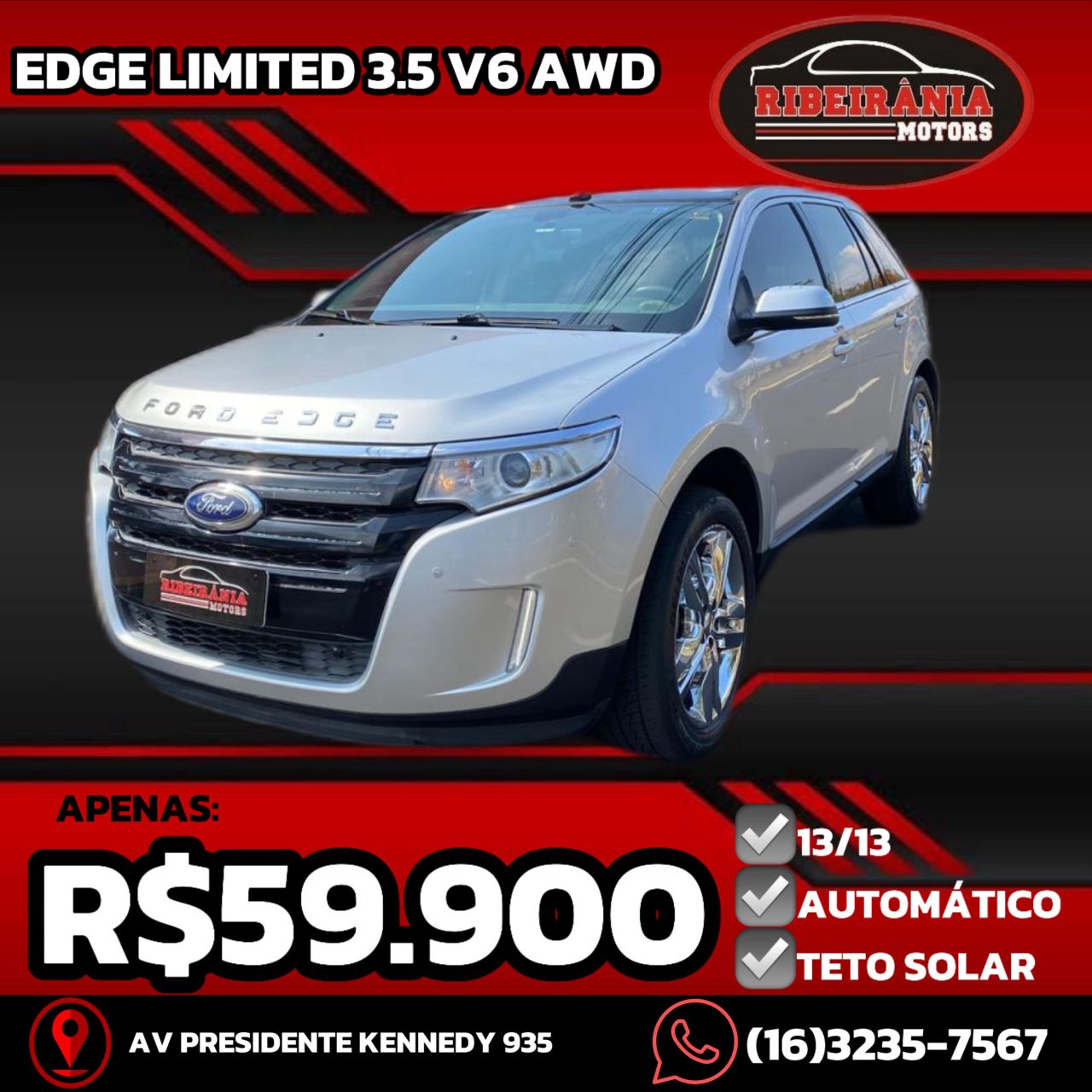 EDGE LIMITED 3.5 V6 24V AWD Aut.