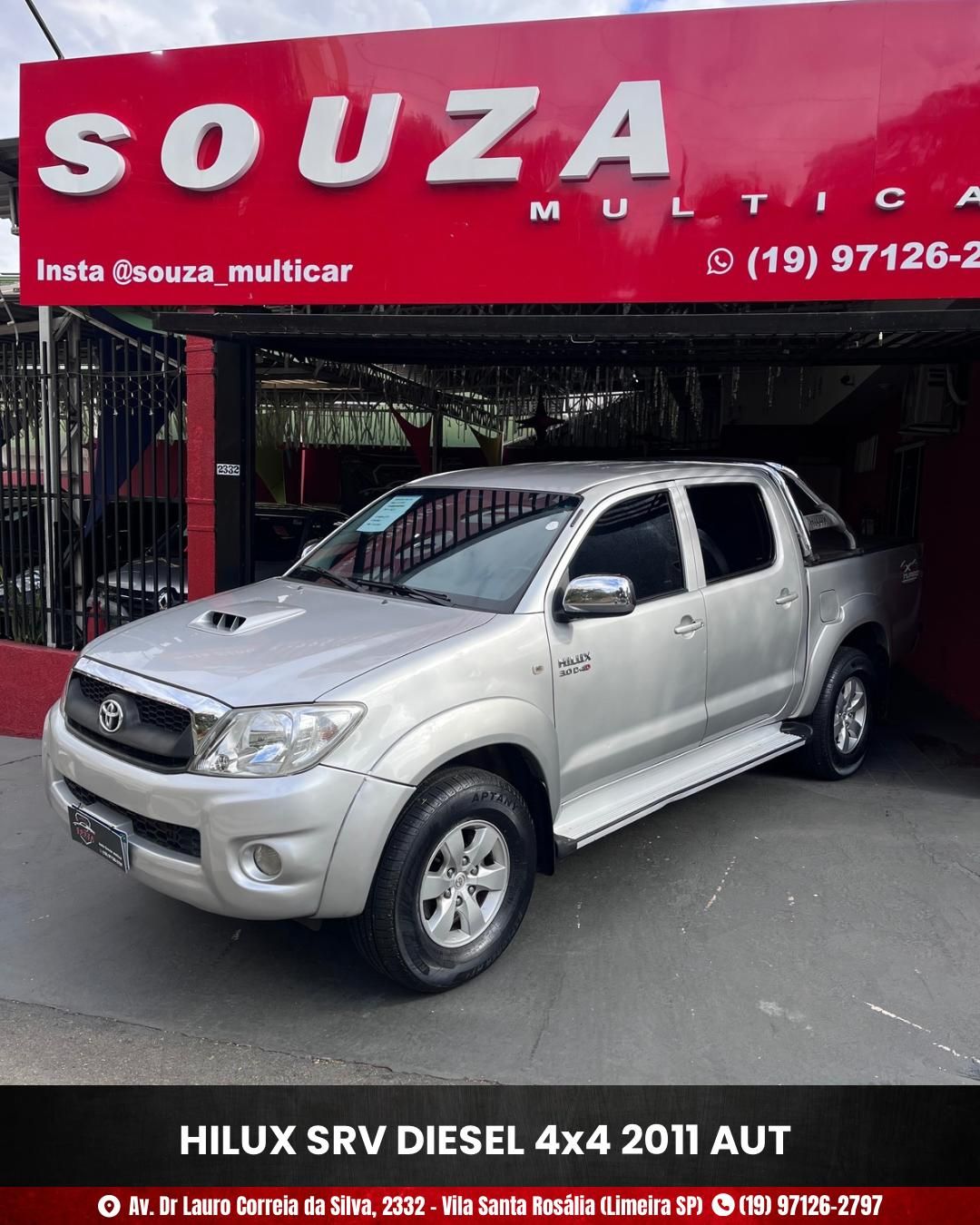 Hilux CD SRV D4-D 4x4 3.0  TDI Dies