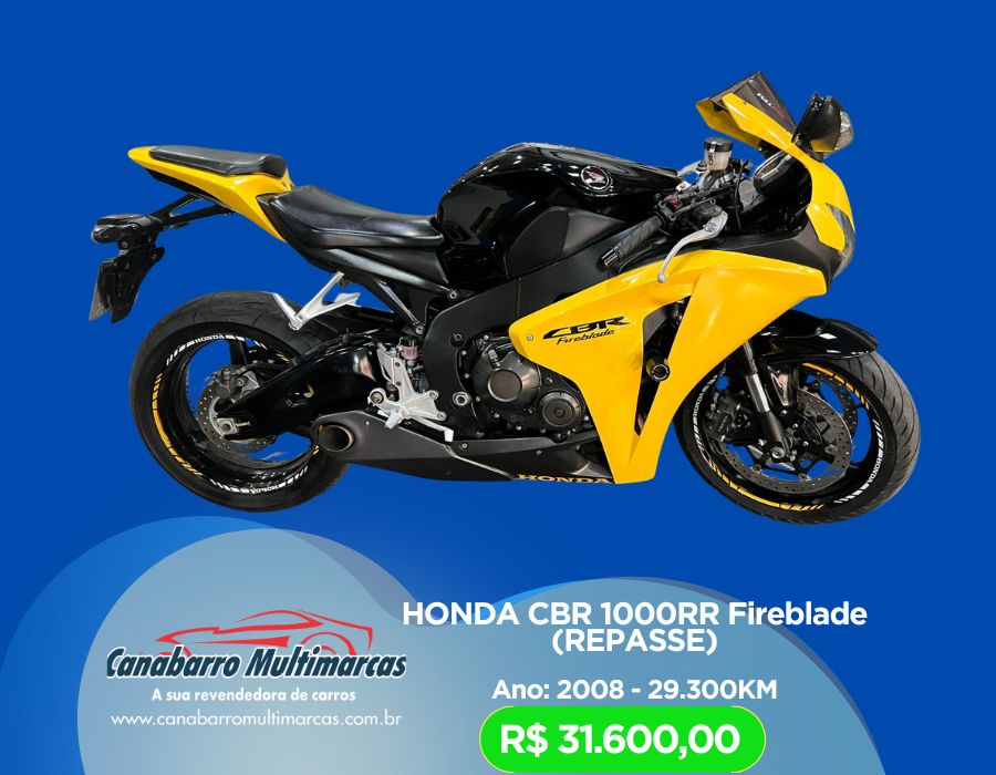 CBR 1000 RR Fireblade (REPASSE ABAIXO DA FIPE)