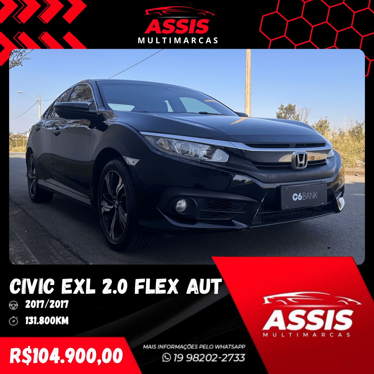 Civic Sedan EXL 2.0 Flex 16V Aut.4p