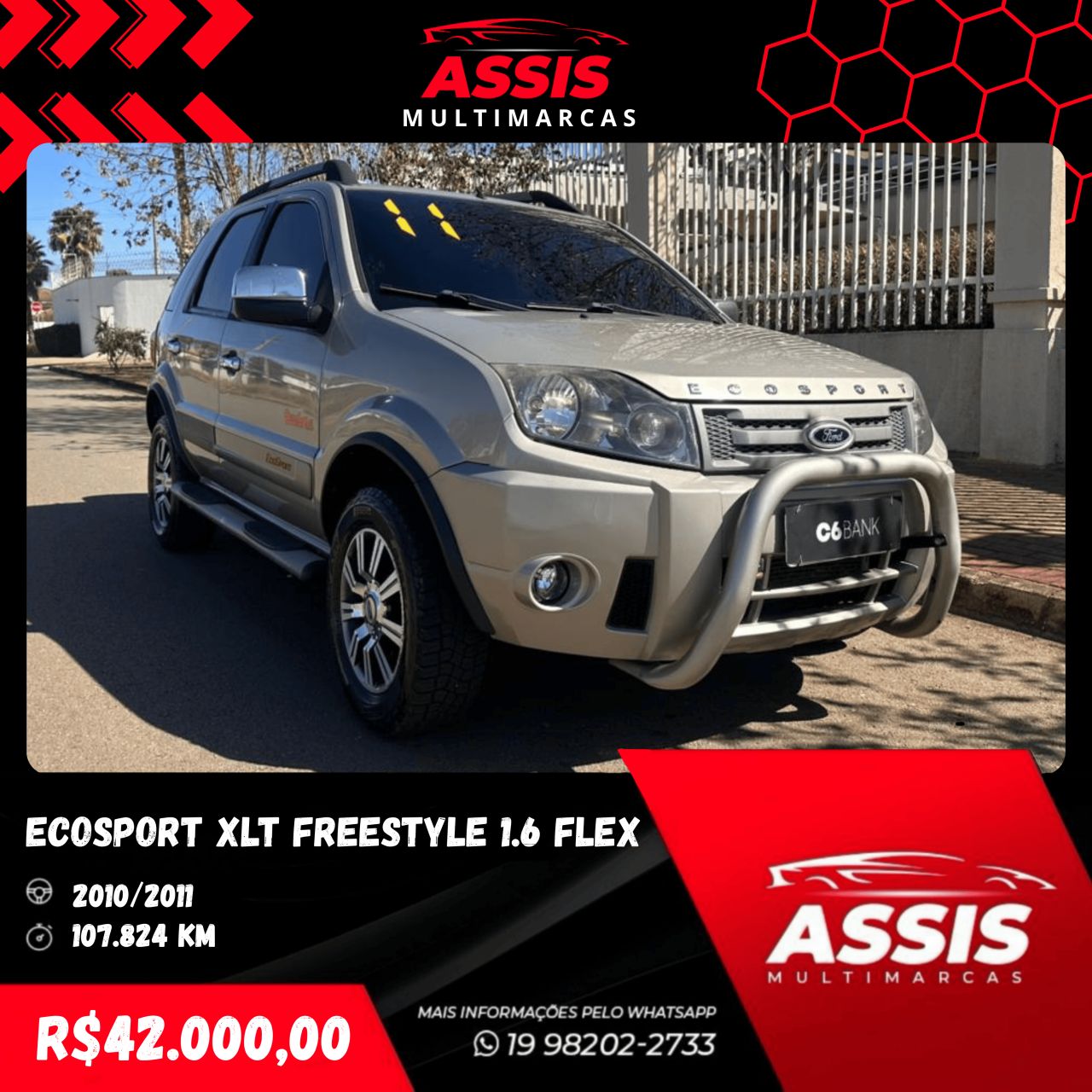 EcoSport XLT FREESTYLE 1.6 Flex 8V 5p