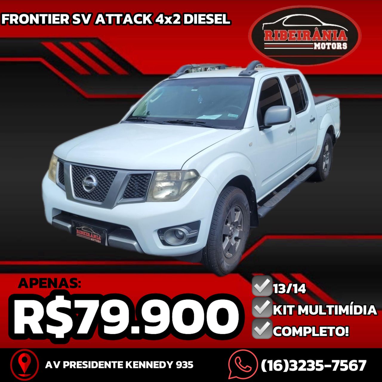 Frontier SV AT.CD 4x4 2.5 TB Diesel Mec.
