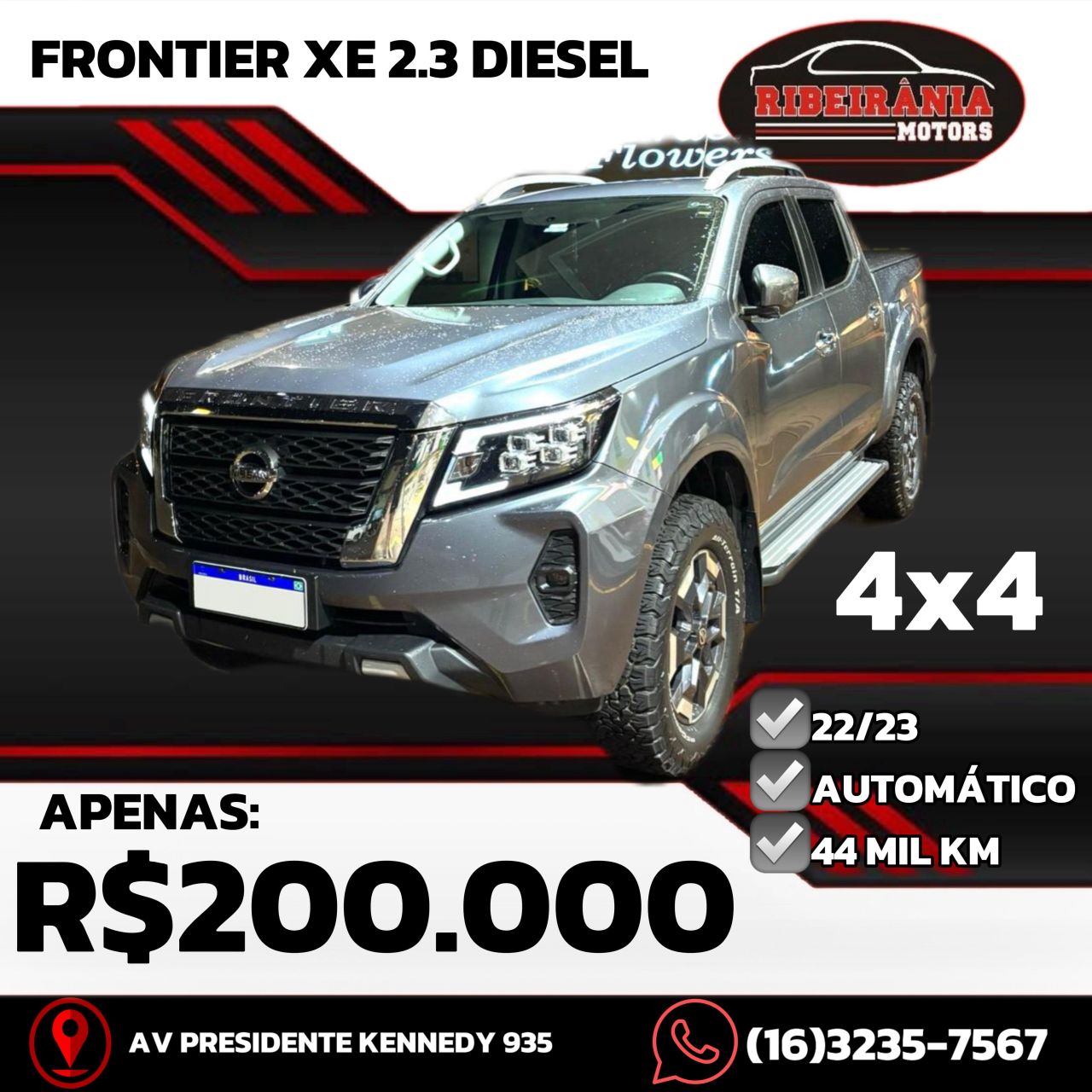 Frontier XE CD 4x4 2.3 Bi-TB Diesel Aut.