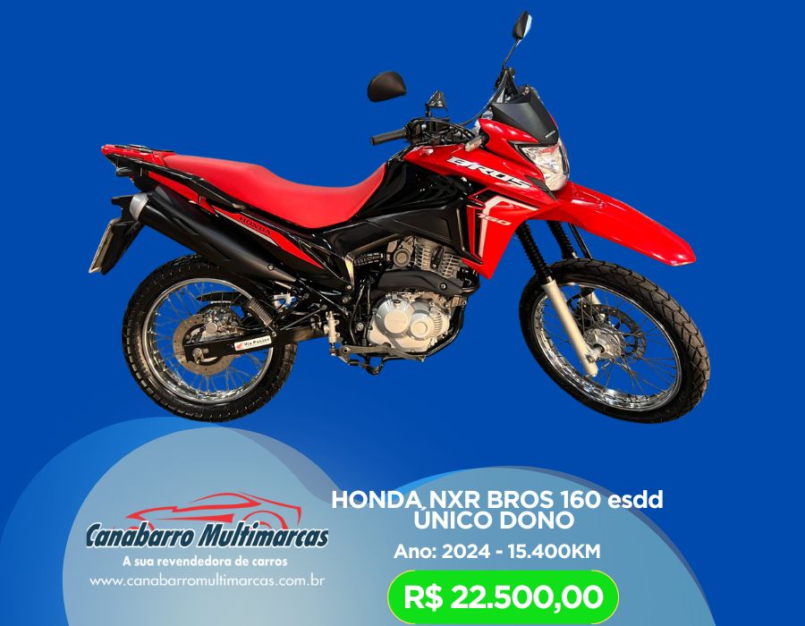 NXR 160 BROS ESDD FLEXONE (UNICO DONO)