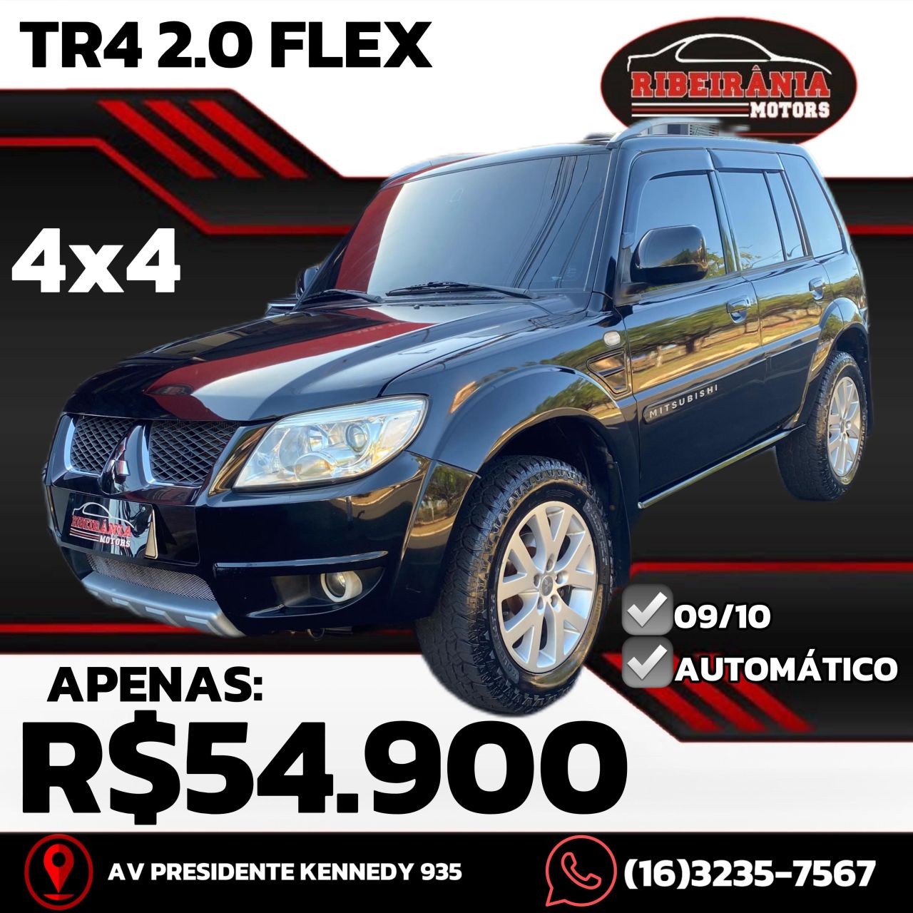 Pajero TR4 2.0/ 2.0 Flex 16V 4x4 Aut.
