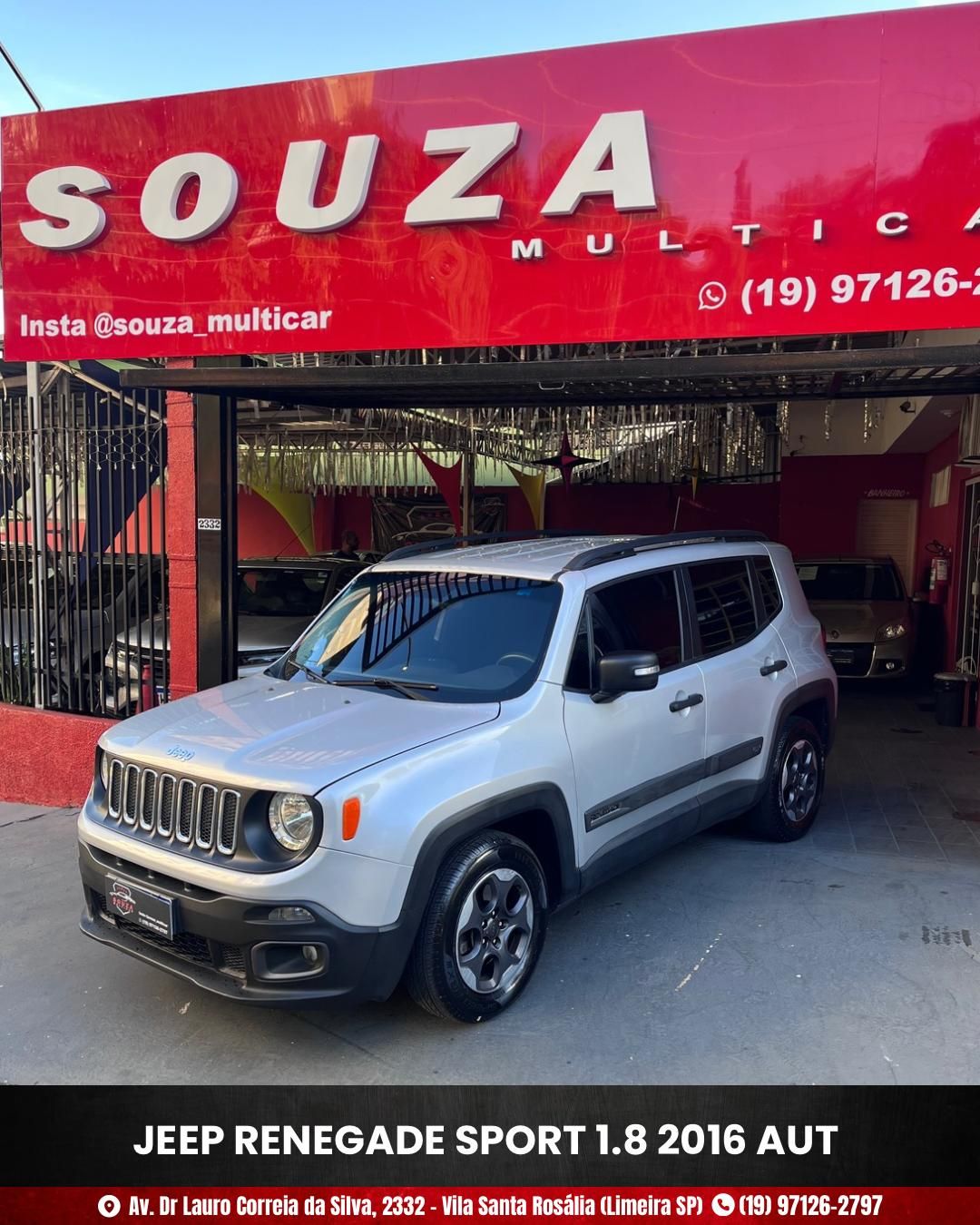 Renegade Sport 1.8 4x2 Flex 16V Aut.