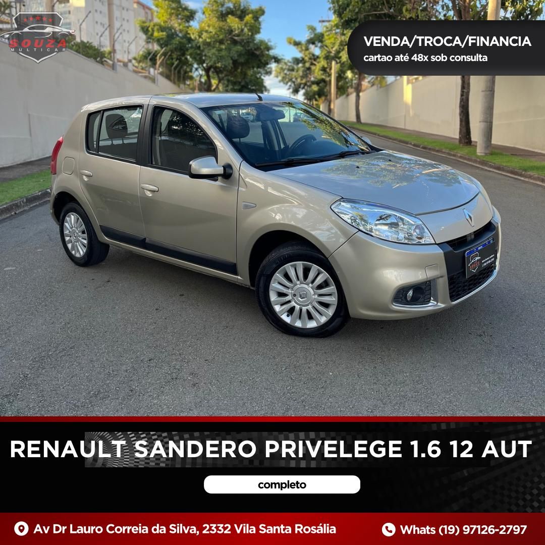 SANDERO Privilege Hi-Flex 1.6 16V 5p Aut