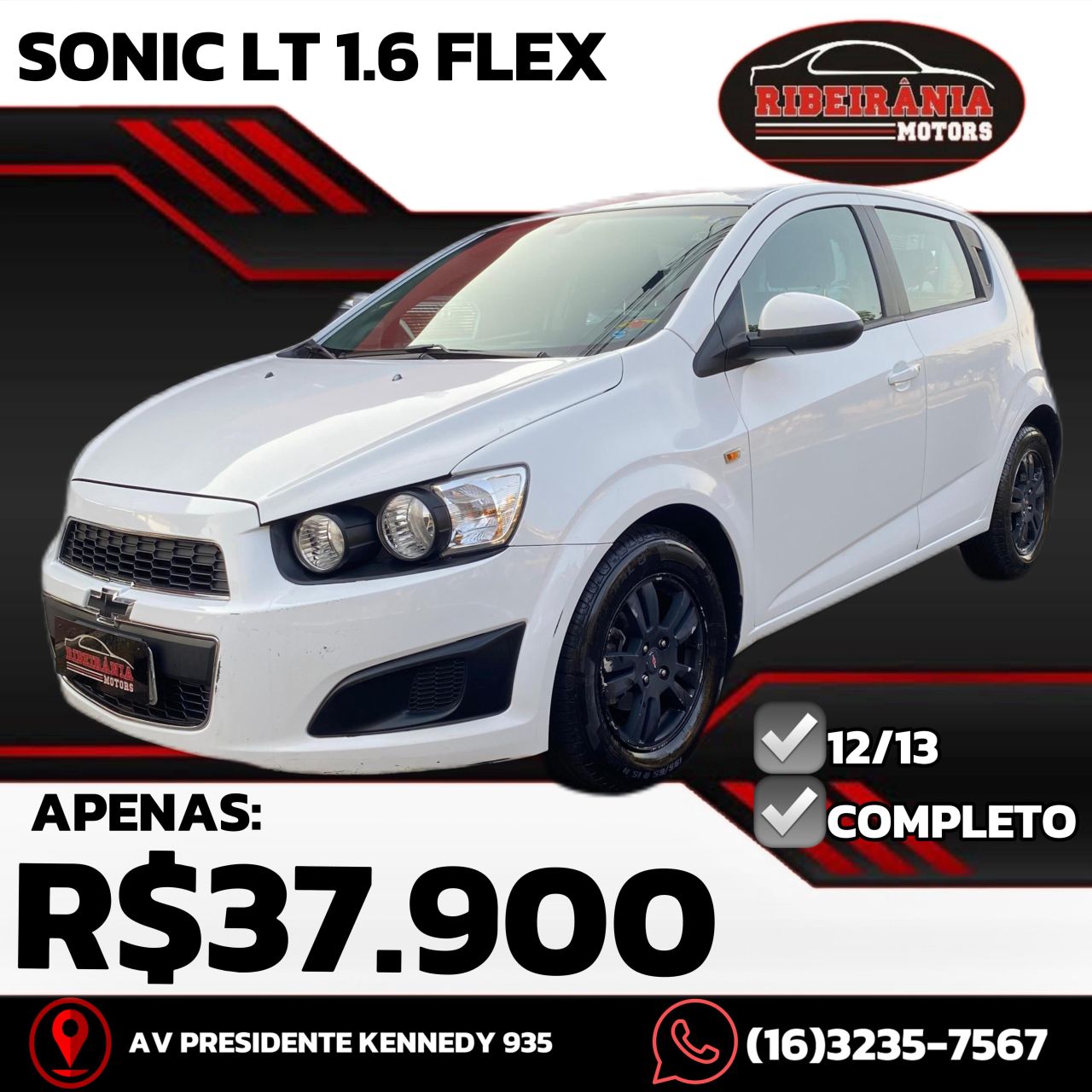 SONIC HB LT 1.6 16V FlexPower 5p Mec.
