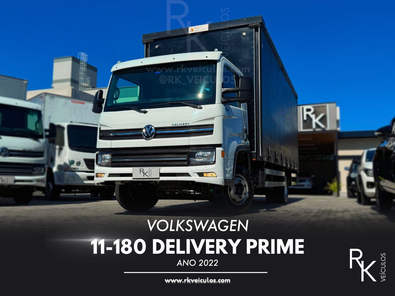 VW 11-180 Delivery Prime - 2022 (Bau Sider + Plataforma Hidraulica)