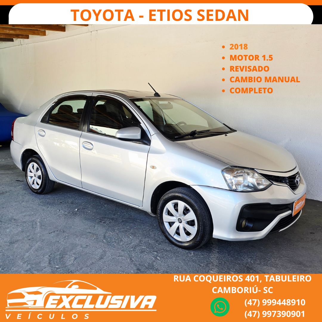 ETIOS XS Sedan1.5 Flex 16V 4p Mec.