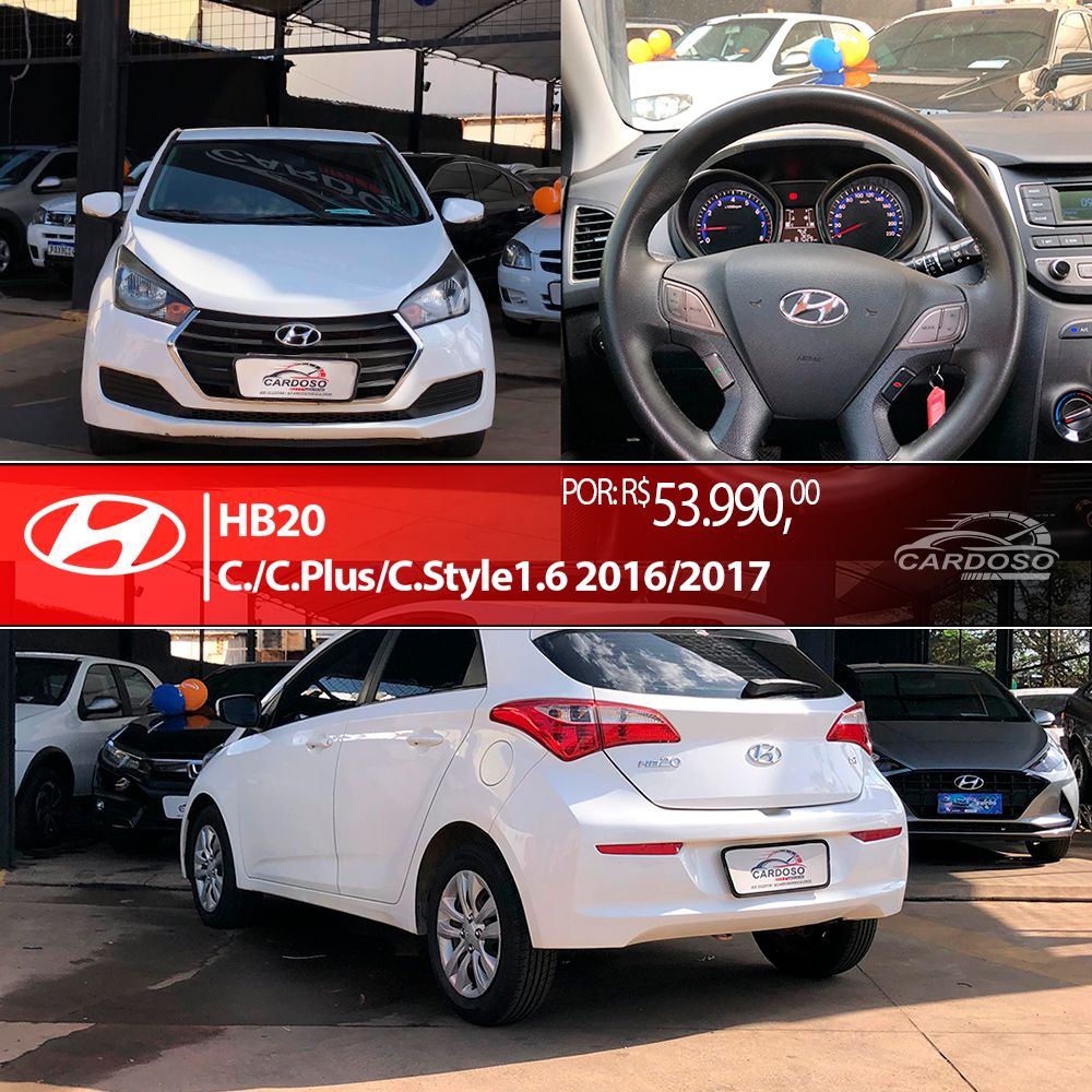 HB20 C./C.Plus/C.Style 1.6 Flex 16V Mec.