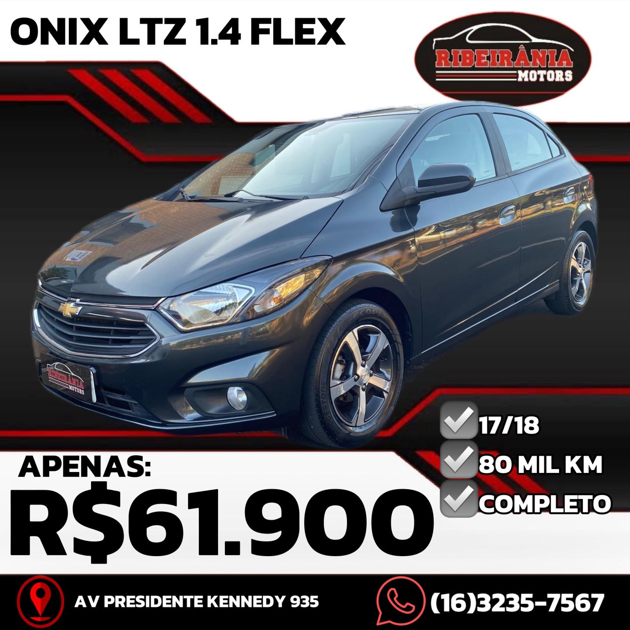 ONIX HATCH LTZ 1.4 8V FlexPower 5p Mec.