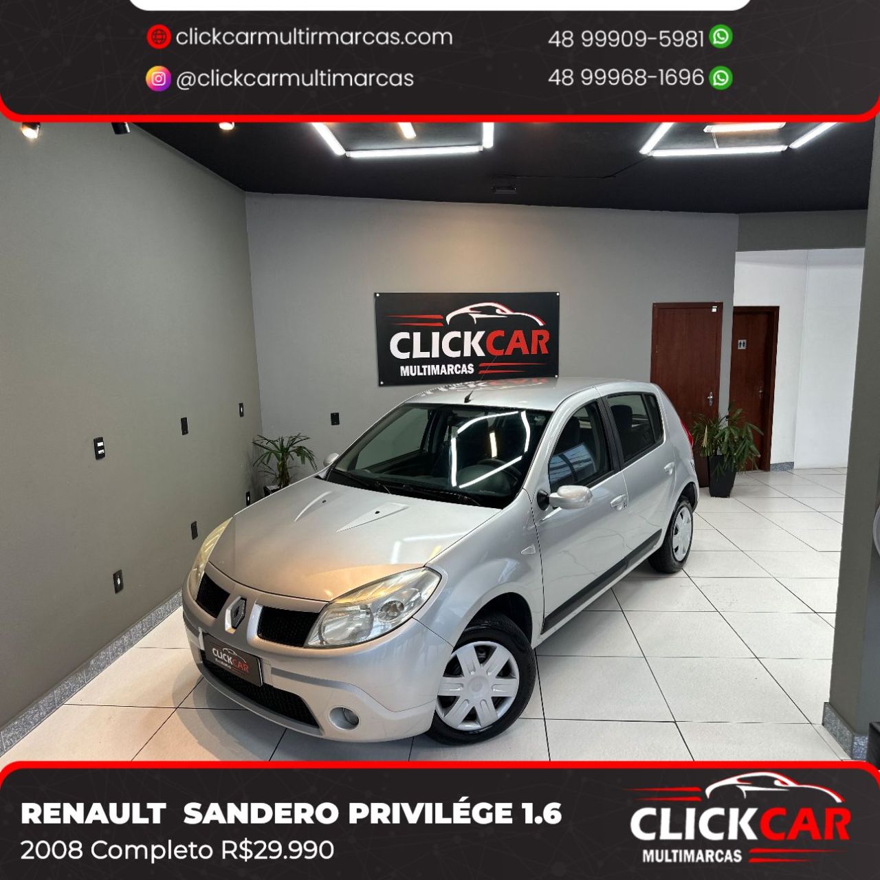 SANDERO Privilege Hi-Flex 1.6 8V 5p