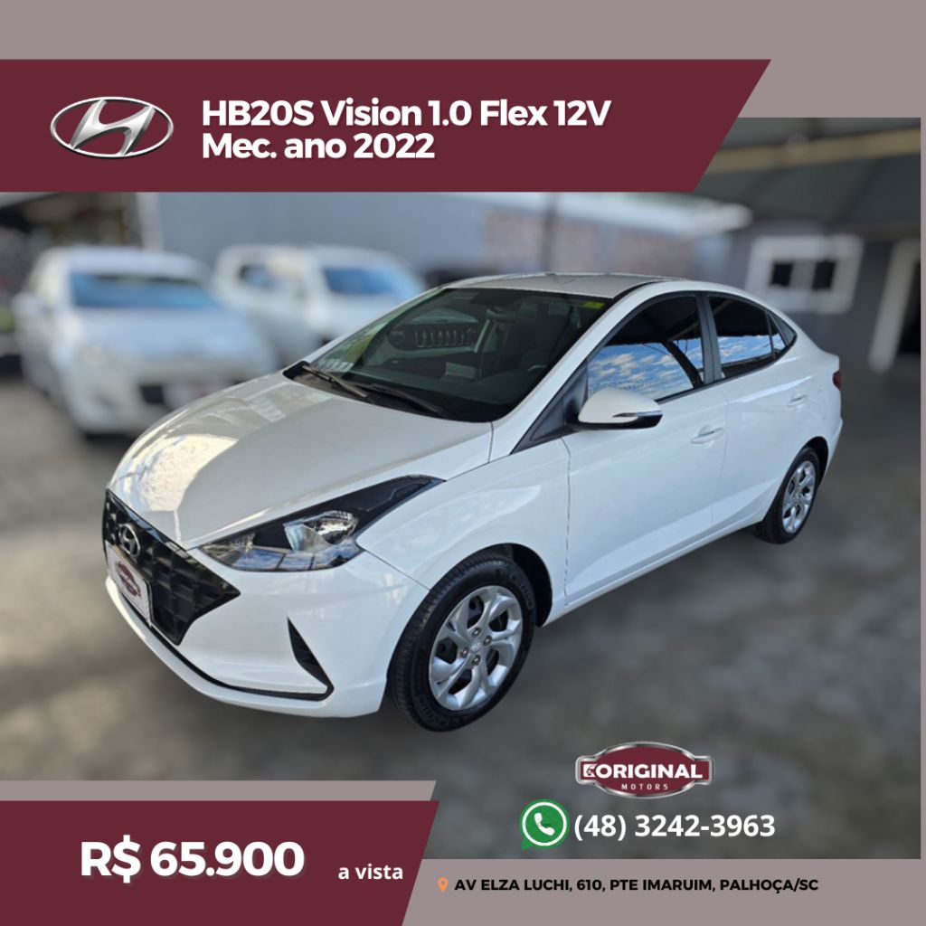 HB20S Vision 1.0 Flex 12V Mec.