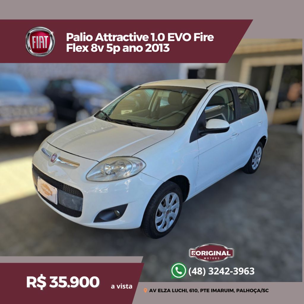 Palio ATTRACTIVE 1.0 EVO Fire Flex 8v 5p