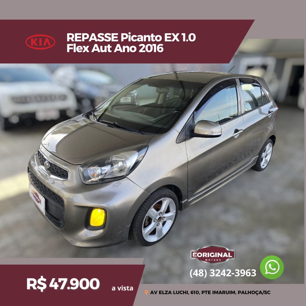 REPASSE Picanto EX 1.0 Flex Aut.