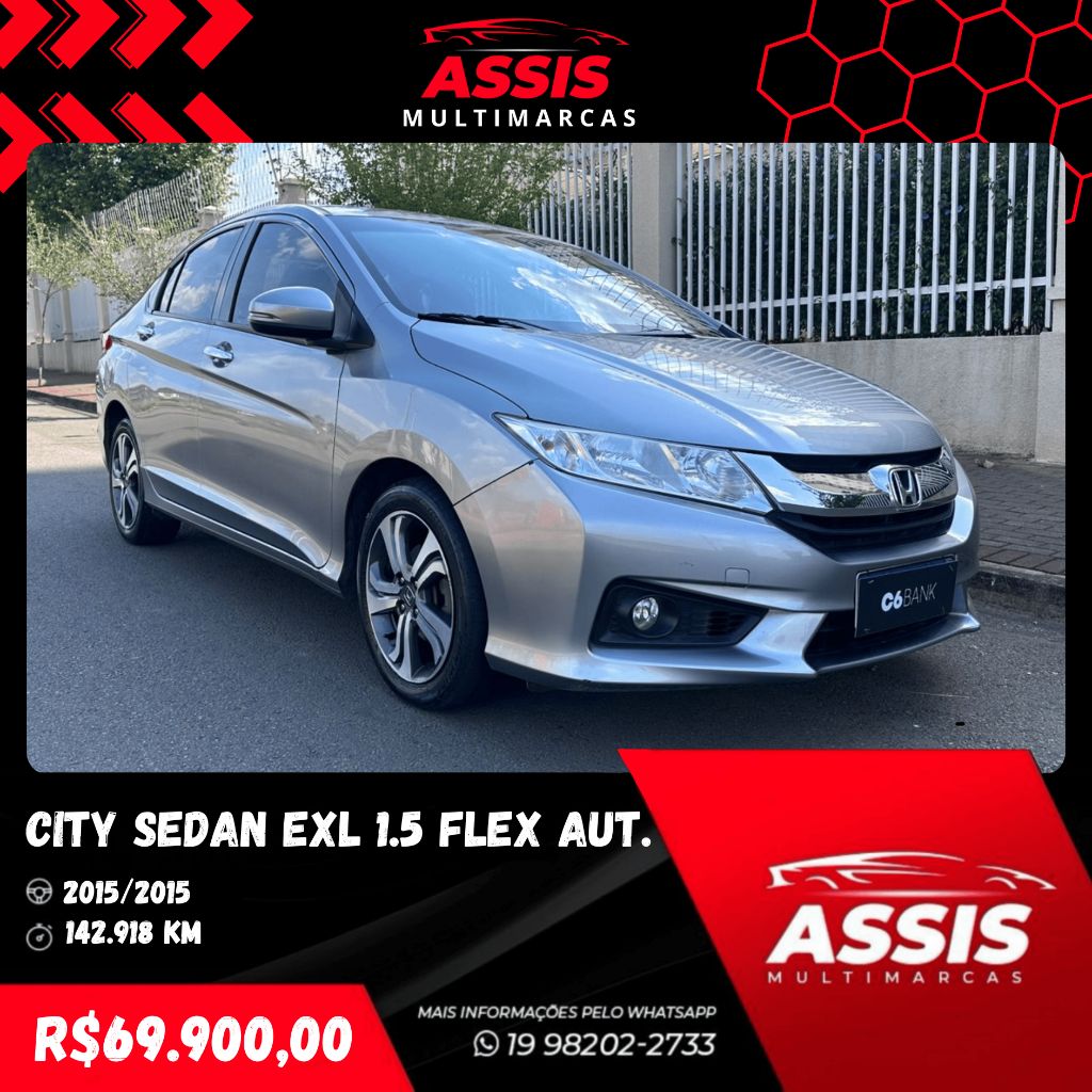 CITY Sedan EXL 1.5 Flex  16V 4p Aut.