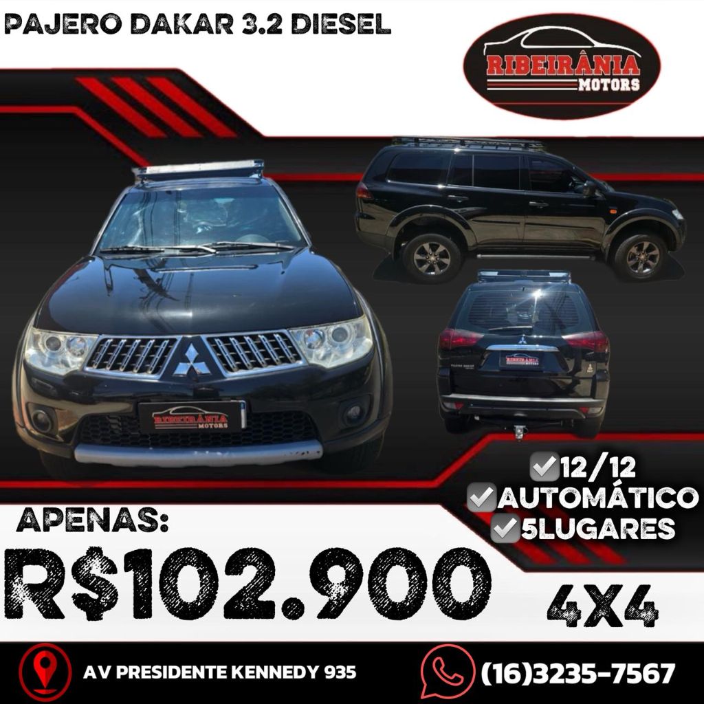 Pajero DAKAR 3.2 4x4 T.I. Dies. 5p Aut.