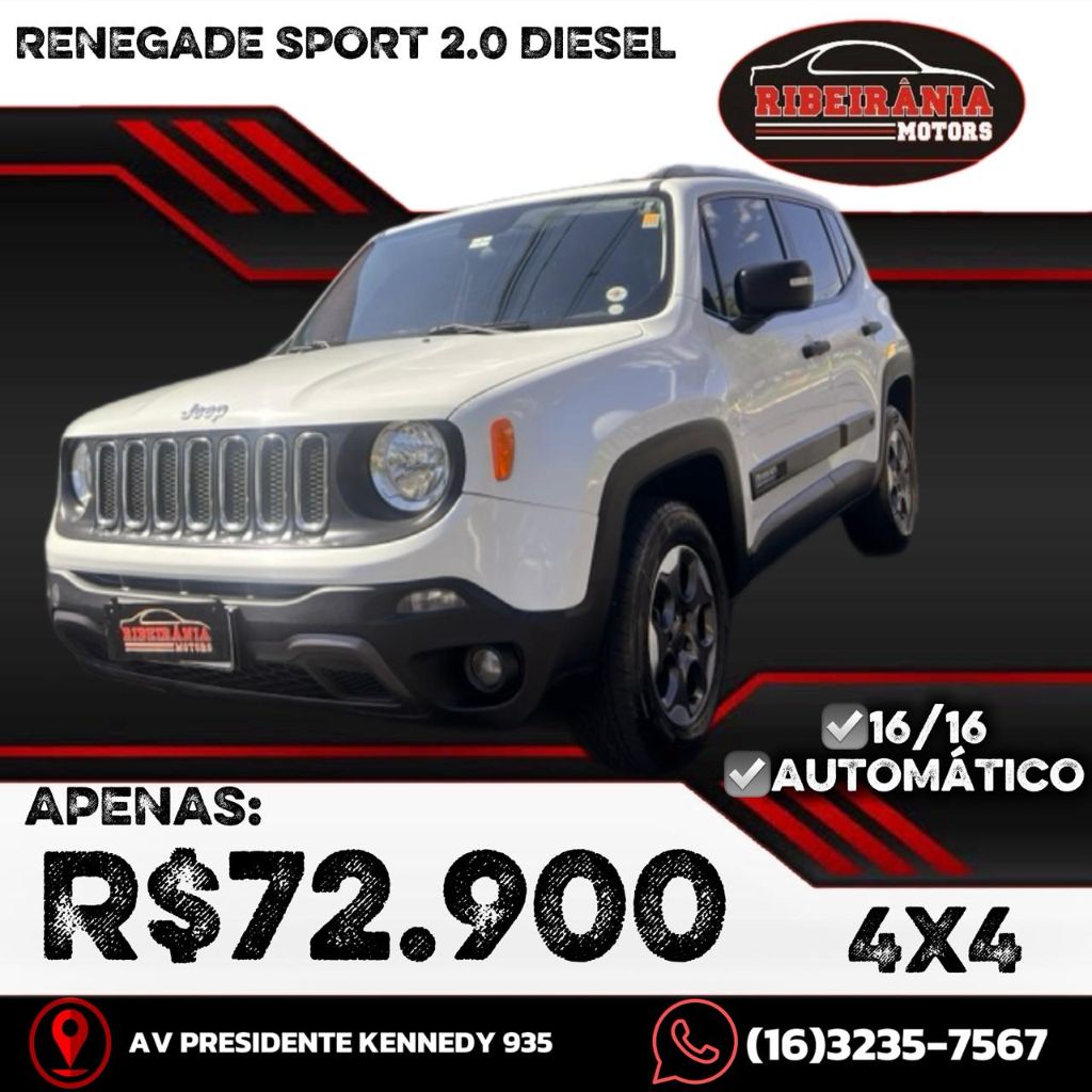 Renegade Sport 2.0 4x4 TB Diesel Aut.