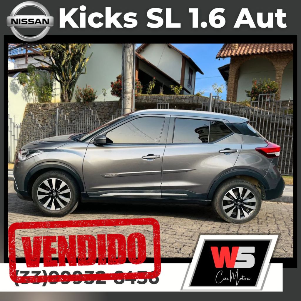 KICKS SL 1.6 16V FlexStar 5p Aut.