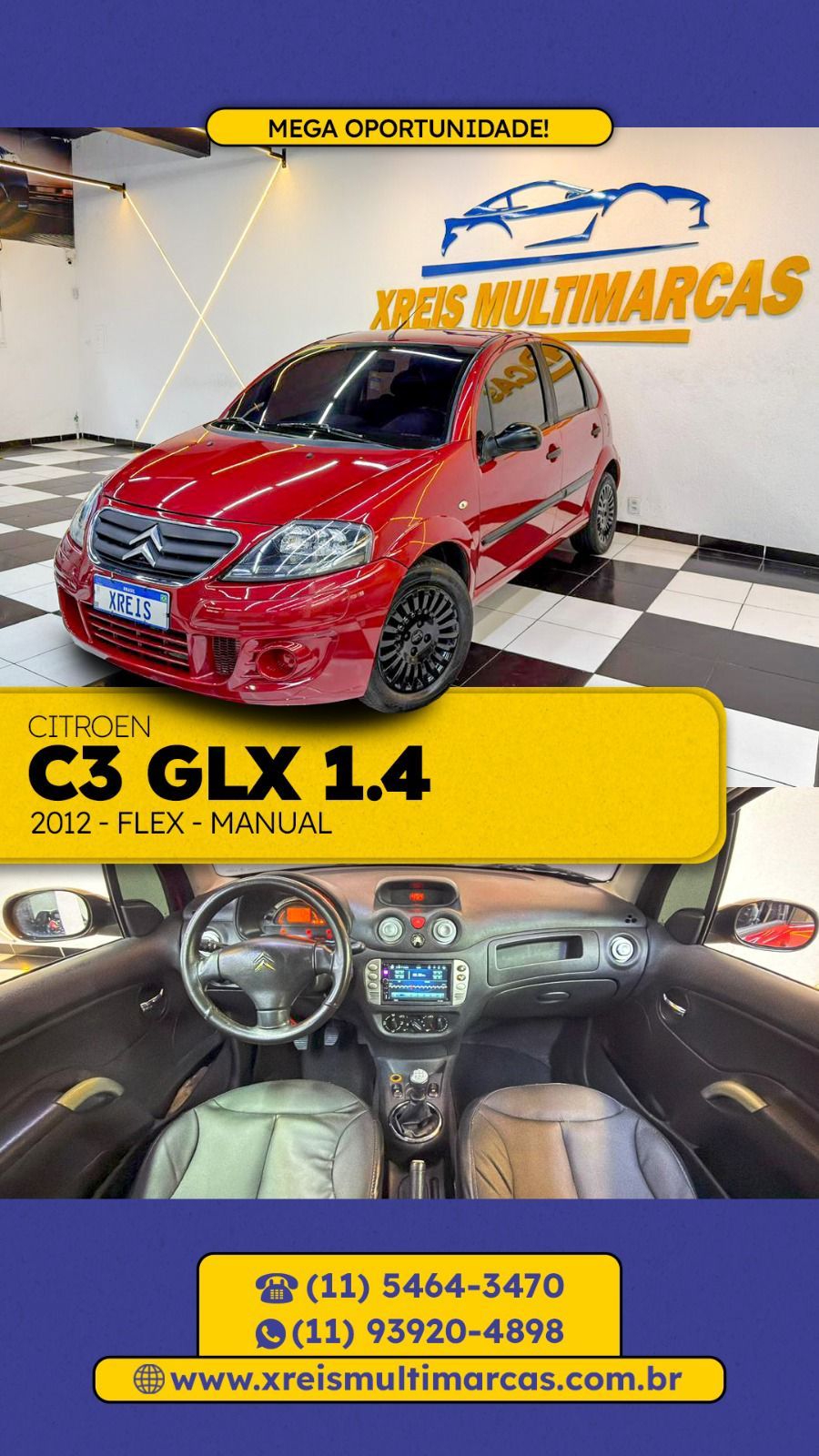 C3 GLX 1.4/ GLX Sonora 1.4 Flex 8V 5p