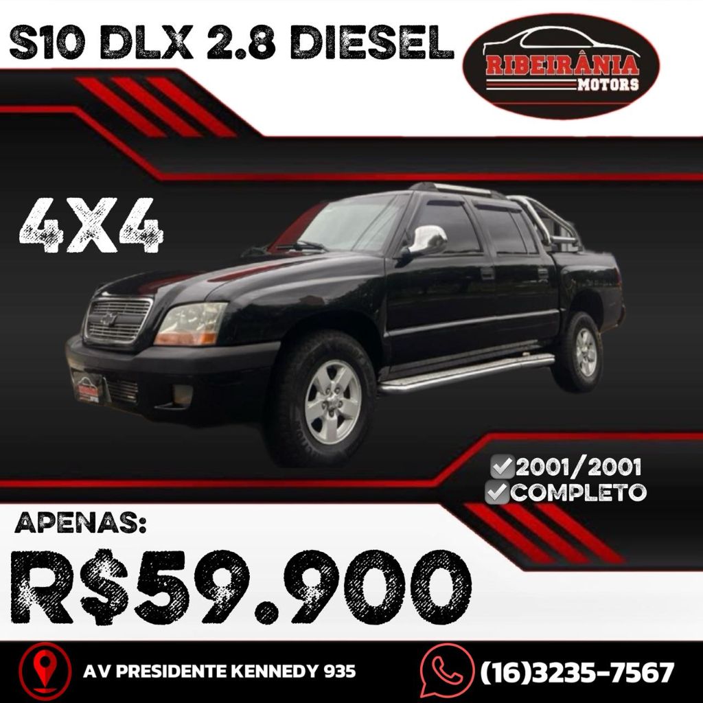 S10 Blazer DLX 2.8 4x4 TB Interc. Diesel