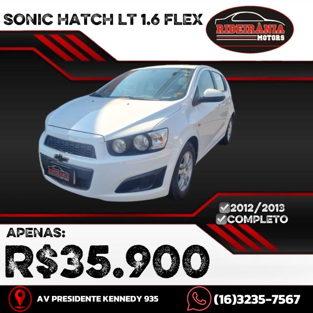 SONIC HB LT 1.6 16V FlexPower 5p Mec.