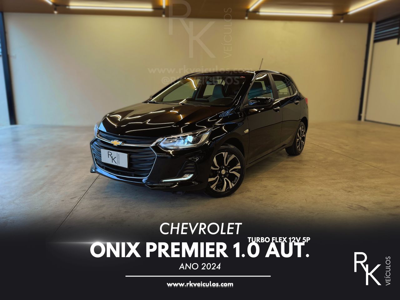 Onix Premier 1.0 12V Turbo Flex Aut. - 2024 - (Abaixo da FIPE!)