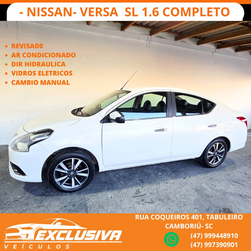 VERSA SL 1.6 16V FlexStart 4p Mec.
