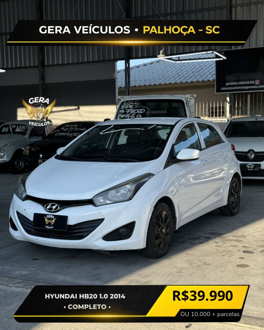 HB20 Comf./C.Plus/C.Style 1.0 Flex 12V