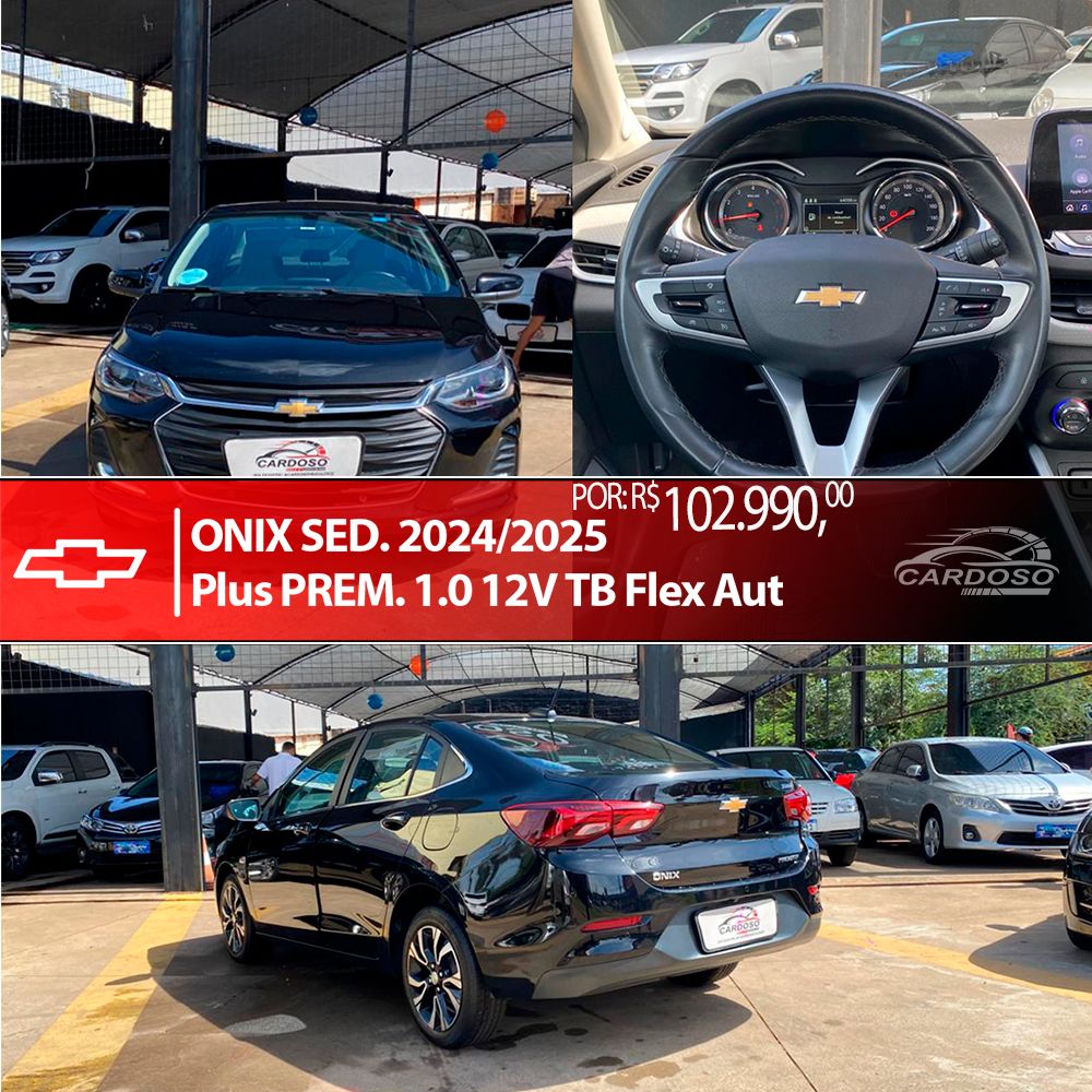 ONIX SED. Plus PREM. 1.0 12V TB Flex Aut