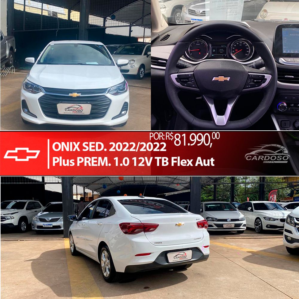 ONIX SED. Plus PREM. 1.0 12V TB Flex Aut
