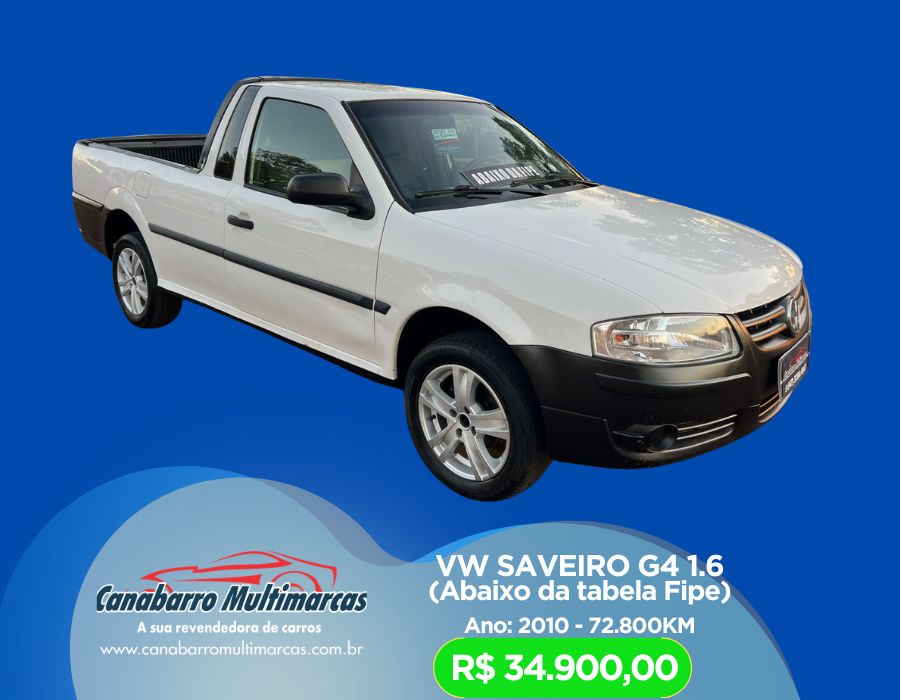 Saveiro 1.5 G4 (Abaixo da tabela FIPE) 
