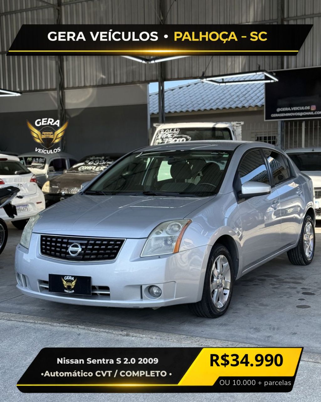 Sentra S 2.0/ 2.0 Flex Fuel 16V Aut.