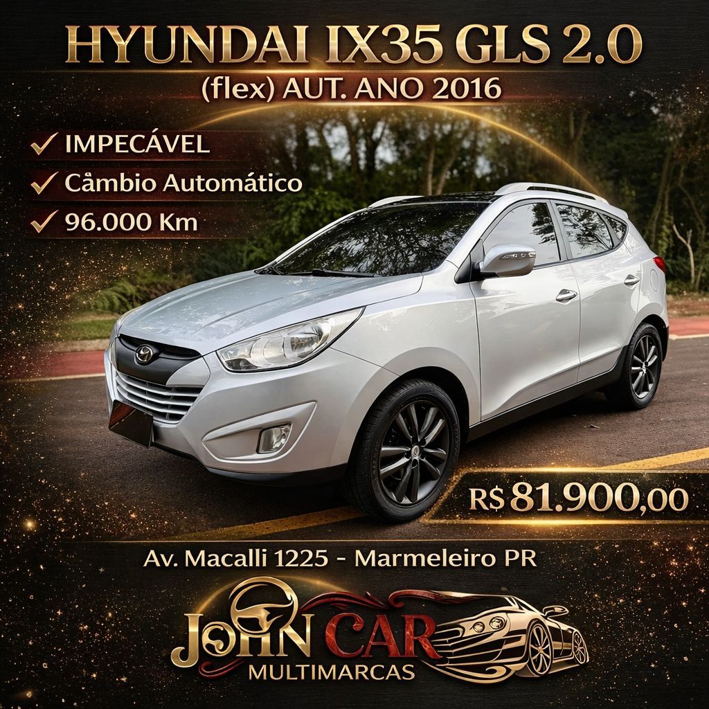ix35 GLS 2.0 16V 2WD Flex Aut.