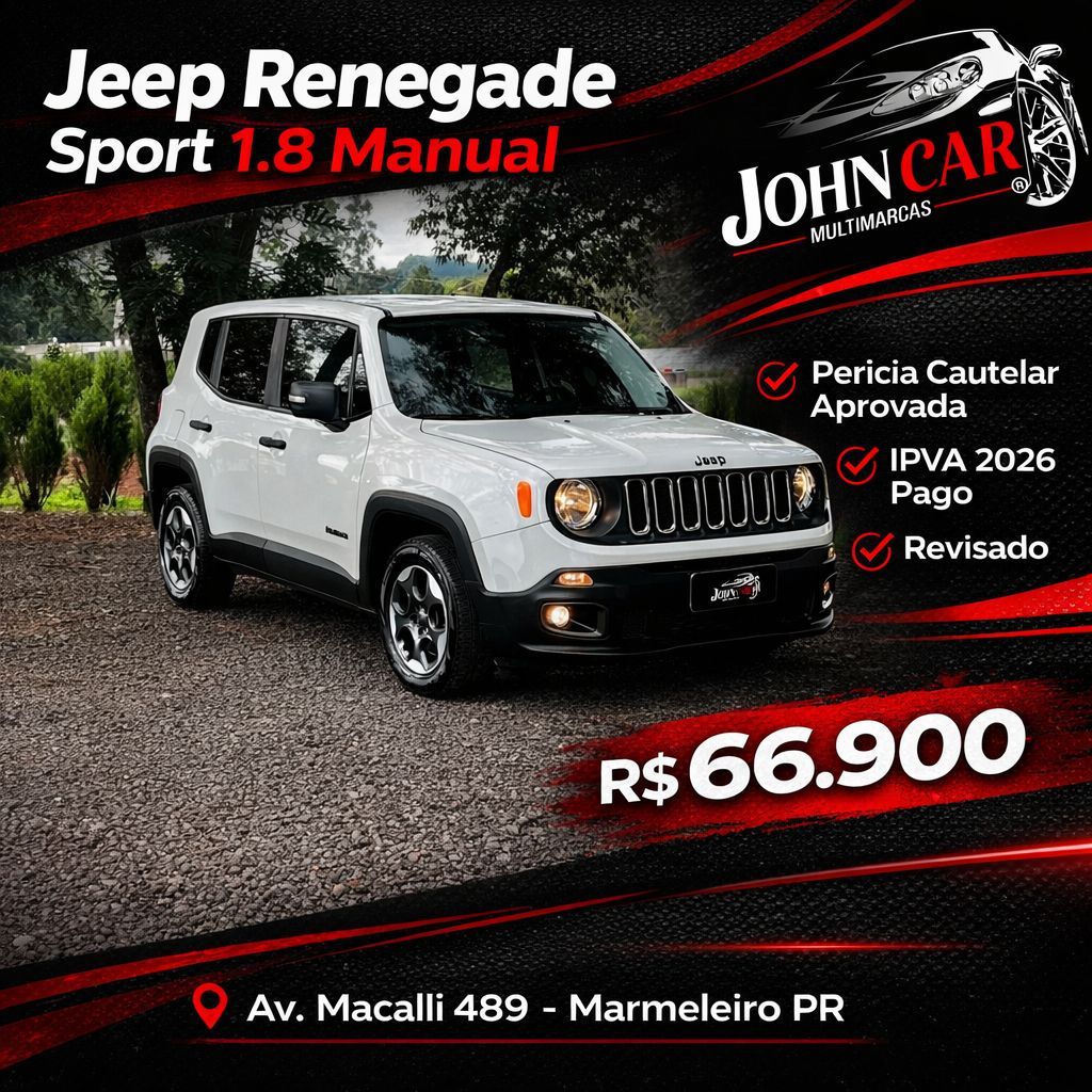 Renegade Sport 1.8 4x2 Flex 16V Mec.
