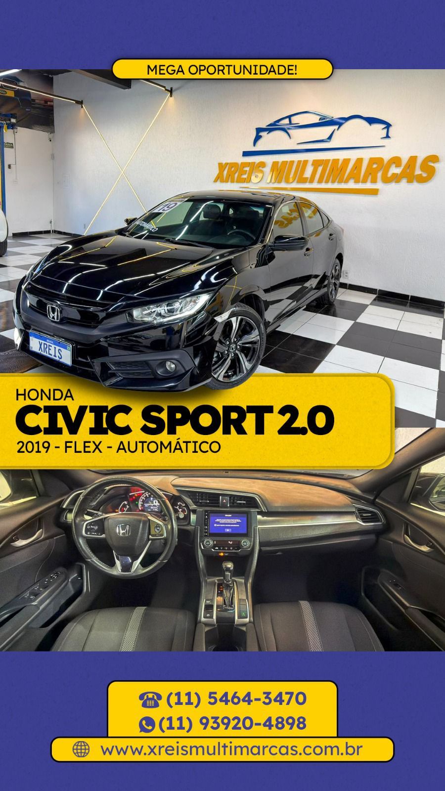Civic Sedan SPORT 2.0 Flex 16V Aut.4p