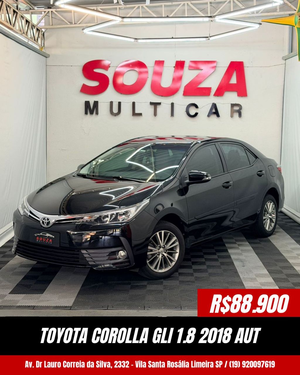 Corolla GLi 1.8 Flex 16V  Aut.