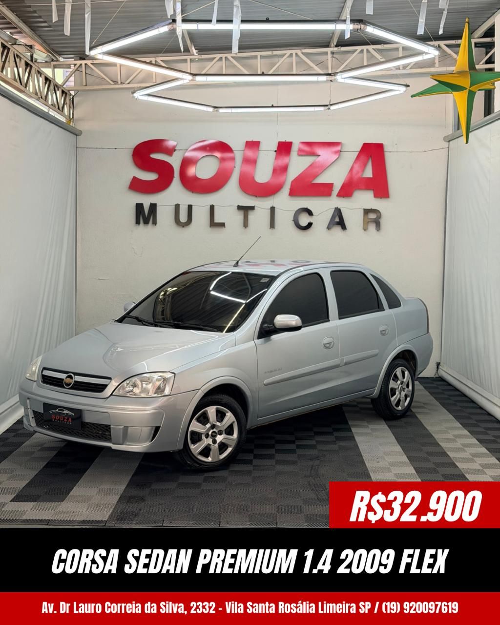 Corsa Sed. Premium 1.4 8V ECONOFLEX 4p