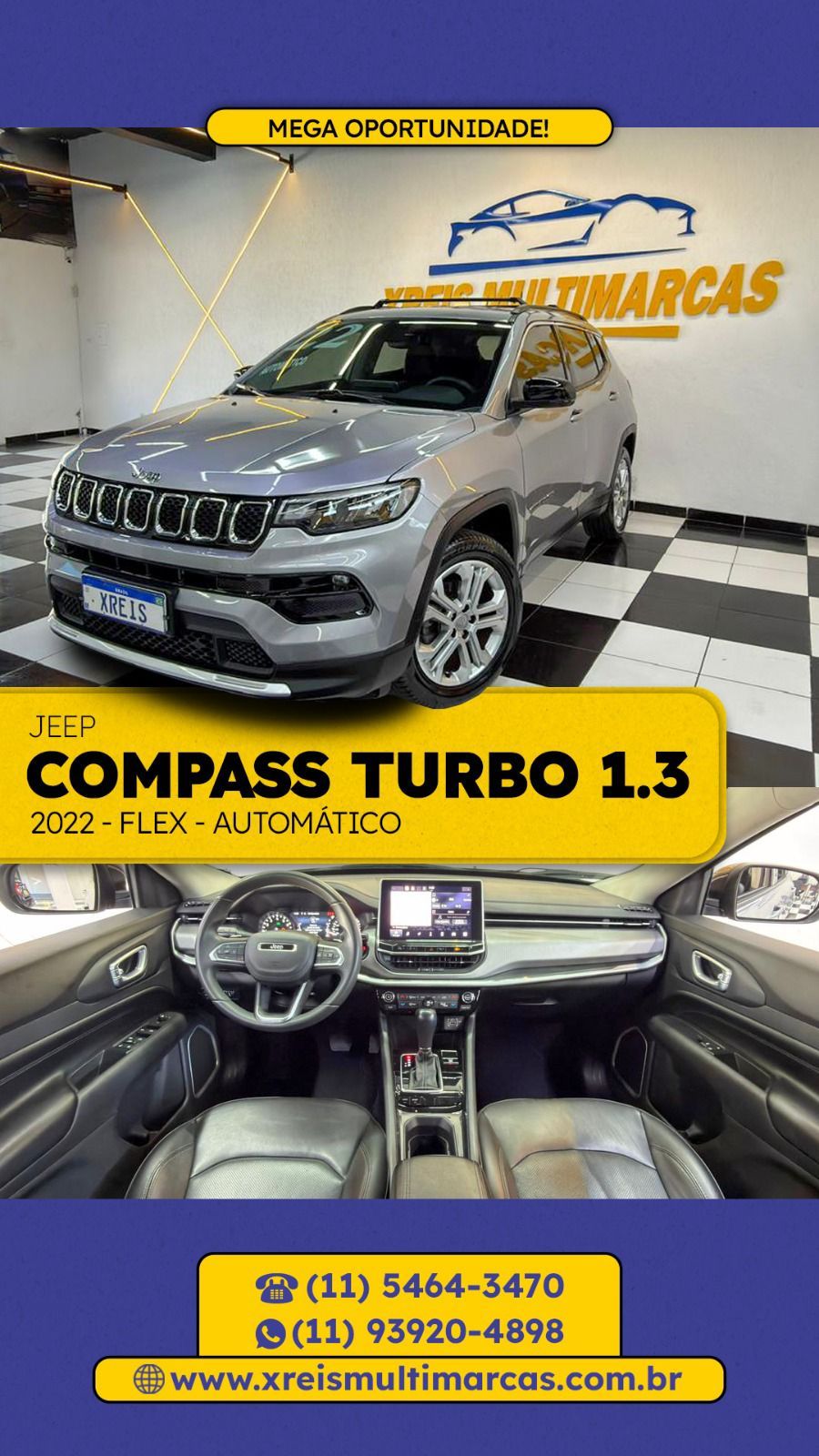 COMPASS LONG. T270 1.3 TB 4x2 Flex Aut.