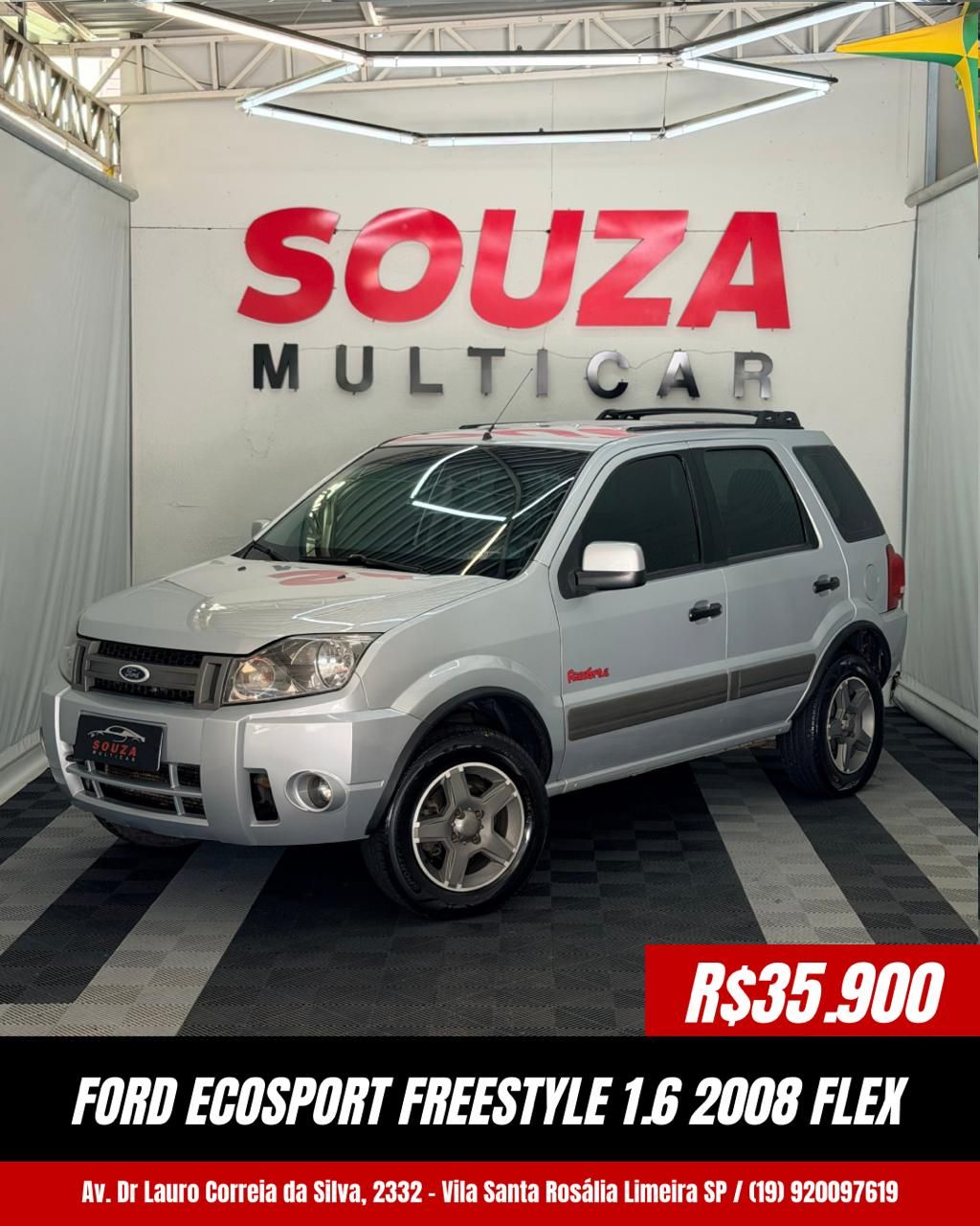 EcoSport XLT FREESTYLE 1.6 Flex 8V 5p