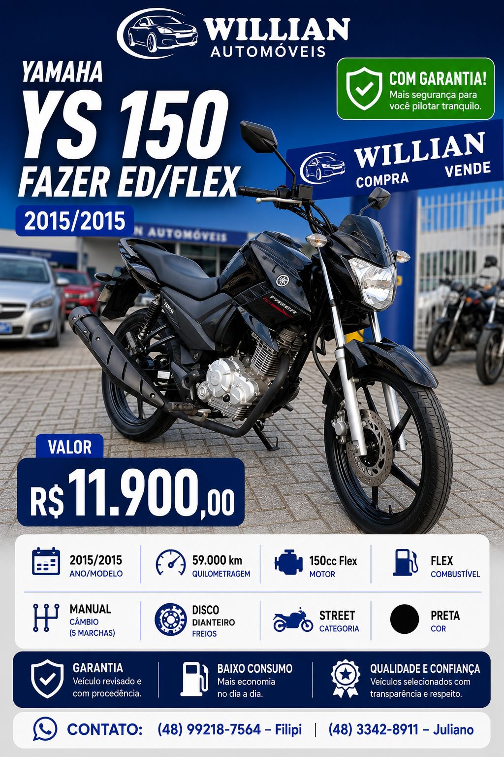 YS 150 FAZER ED/FLEX