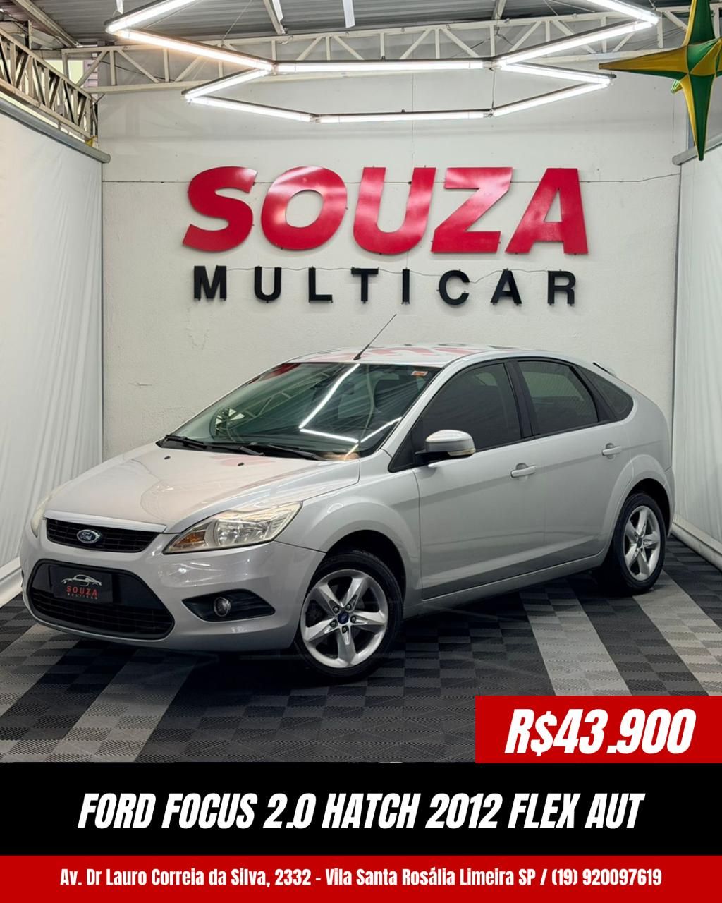 Focus 2.0 16V/SE/SE Plus Flex 5p Aut.