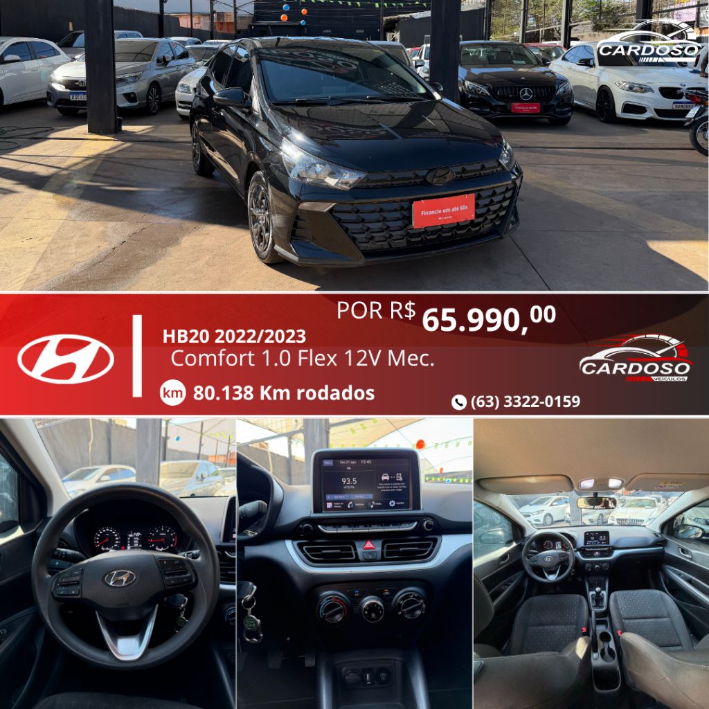 HB20 Comfort 1.0 Flex 12V Mec.