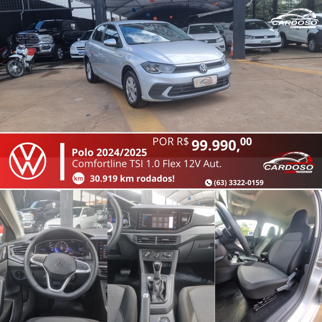 Polo Comfortline TSI 1.0 Flex 12V Aut.
