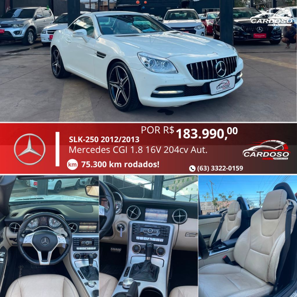 SLK-250 CGI 1.8 16V 204cv Aut.