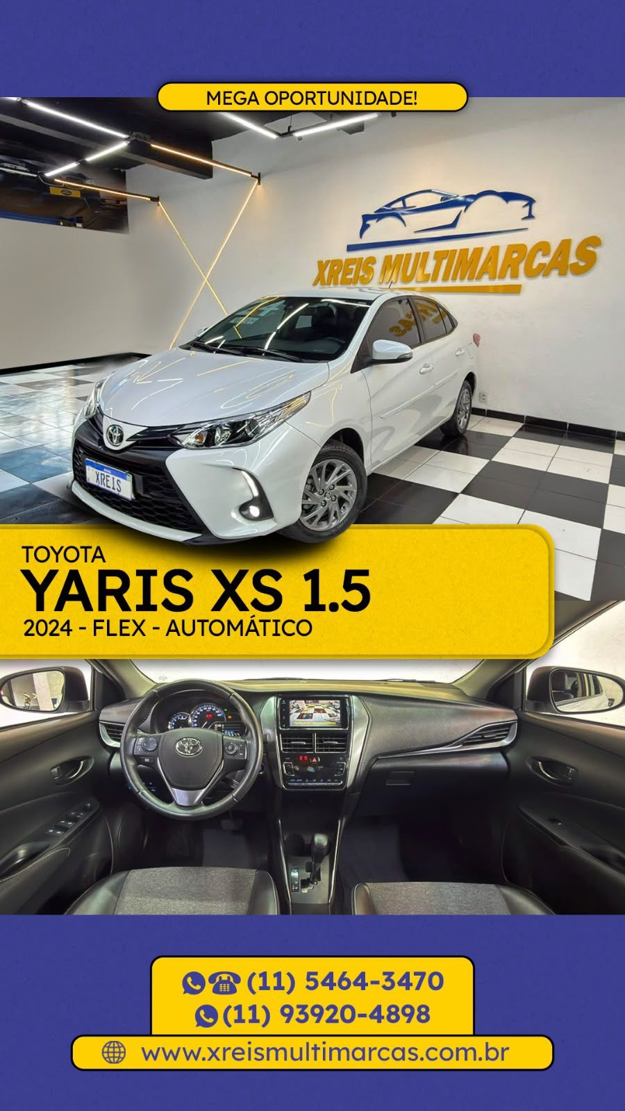 YARIS XS Sedan 1.5 Flex 16V 4p Aut.