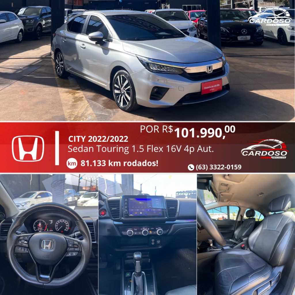 CITY Sedan Touring 1.5 Flex 16V 4p Aut.